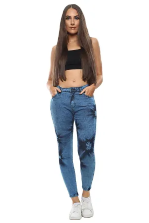 Womens High Waist Skinny Denim Jeans