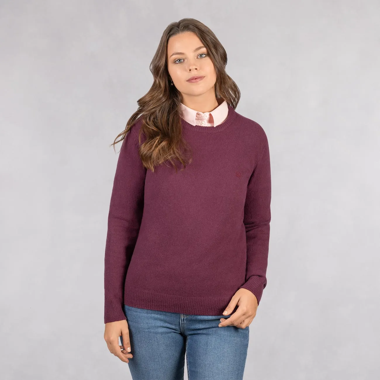 Wool Pullover Round Neck Women