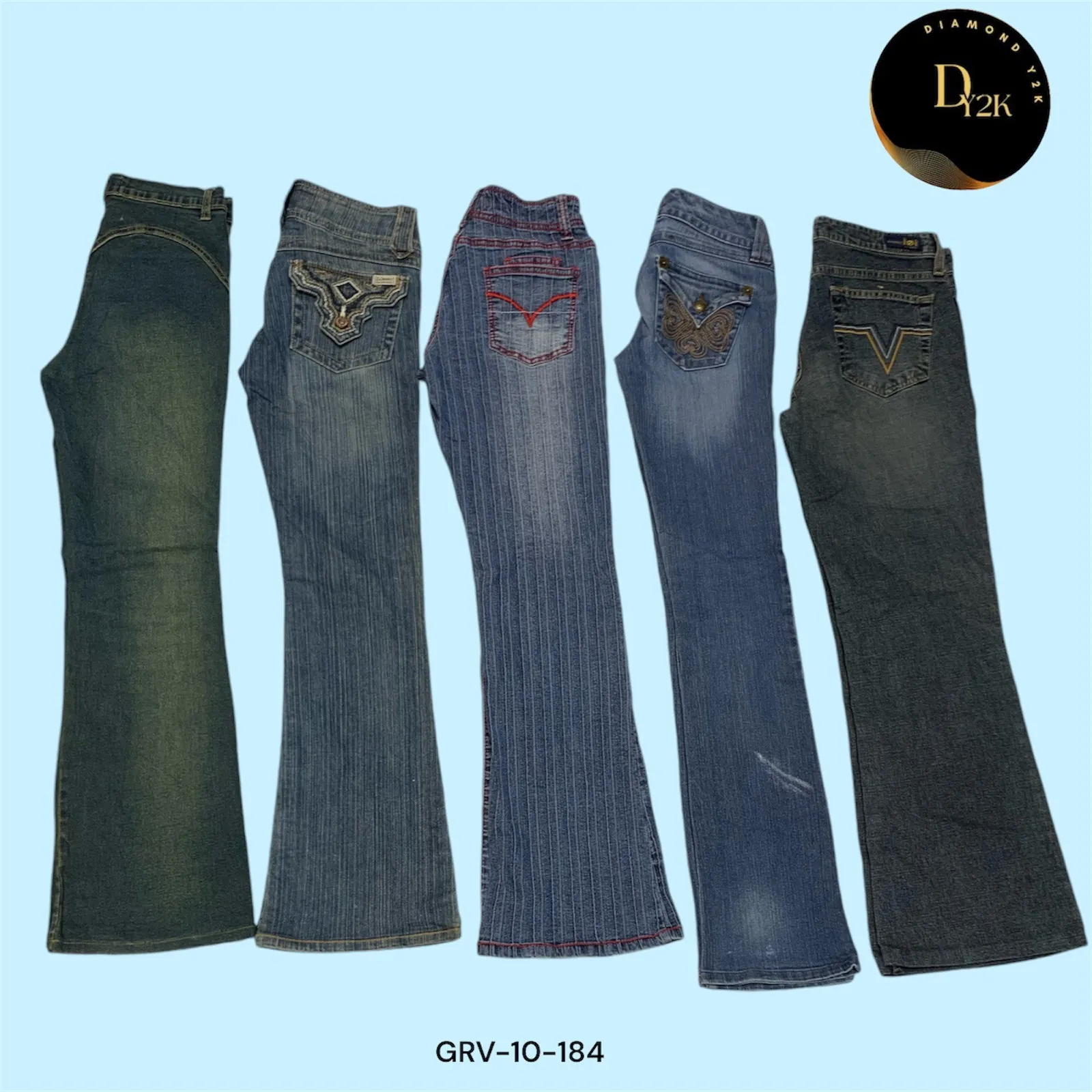 Y2K Flare Jeans – Where Comfort Meets Iconic Style (GRV-10-184)